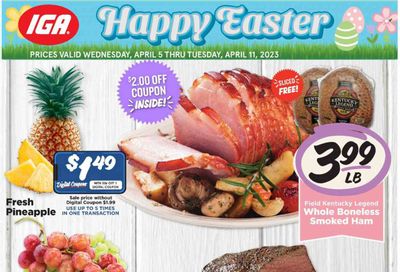 IGA (IN) Weekly Ad Flyer Specials April 5 to April 11, 2023