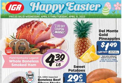 IGA (TN) Weekly Ad Flyer Specials April 5 to April 11, 2023