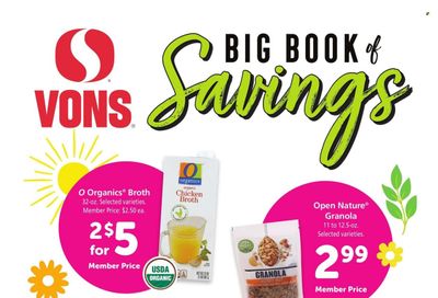 Vons (CA) Weekly Ad Flyer Specials March 29 to May 2, 2023