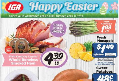 IGA (AL) Weekly Ad Flyer Specials April 5 to April 11, 2023