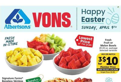 Vons (CA) Weekly Ad Flyer Specials April 5 to April 11, 2023