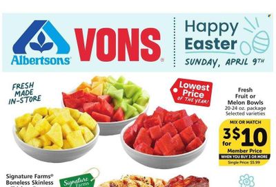 Vons (CA) Weekly Ad Flyer Specials April 5 to April 11, 2023