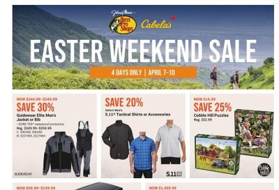 Bass Pro Shops Easter Weekend Sale Flyer April 7 to 10