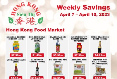 Hong Kong Food Market Flyer April 7 to 10
