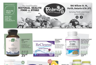 Foodsmiths Health First Flyer April 7 to 22