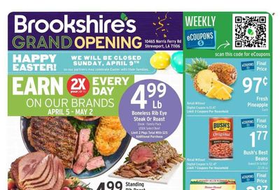 Brookshires (LA) Weekly Ad Flyer Specials April 5 to April 11, 2023