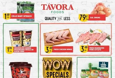 Tavora Foods Flyer April 10 to 16