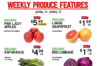 Pomme Natural Market Weekly Produce Flyer April 11 to 17