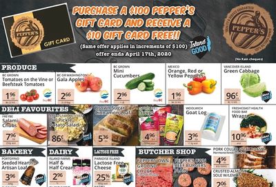Pepper's Foods Flyer April 11 to 17