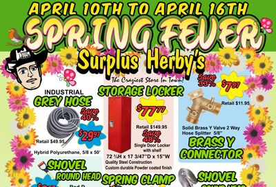 Surplus Herby's Flyer April 10 to 16