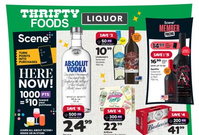 Thrifty Foods Liquor Flyer April 13 to 19