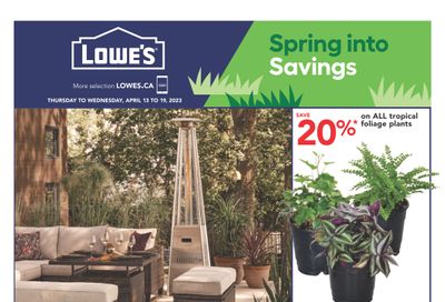 Lowe's (West) Flyer April 13 to 19