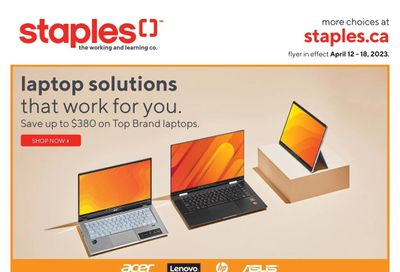 Staples Flyer April 12 to 18