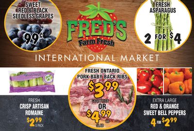 Fred's Farm Fresh Flyer April 12 to 18