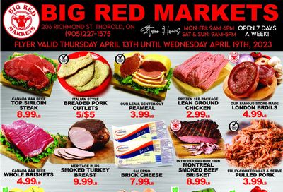 Big Red Markets Flyer April 13 to 19