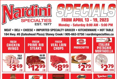Nardini Specialties Flyer April 13 to 19
