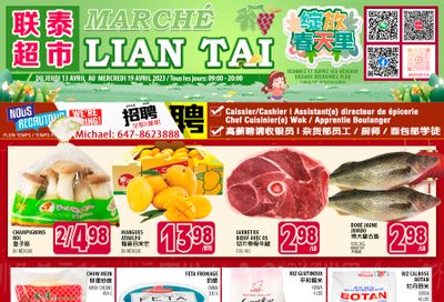 Marche Lian Tai Flyer April 13 to 19
