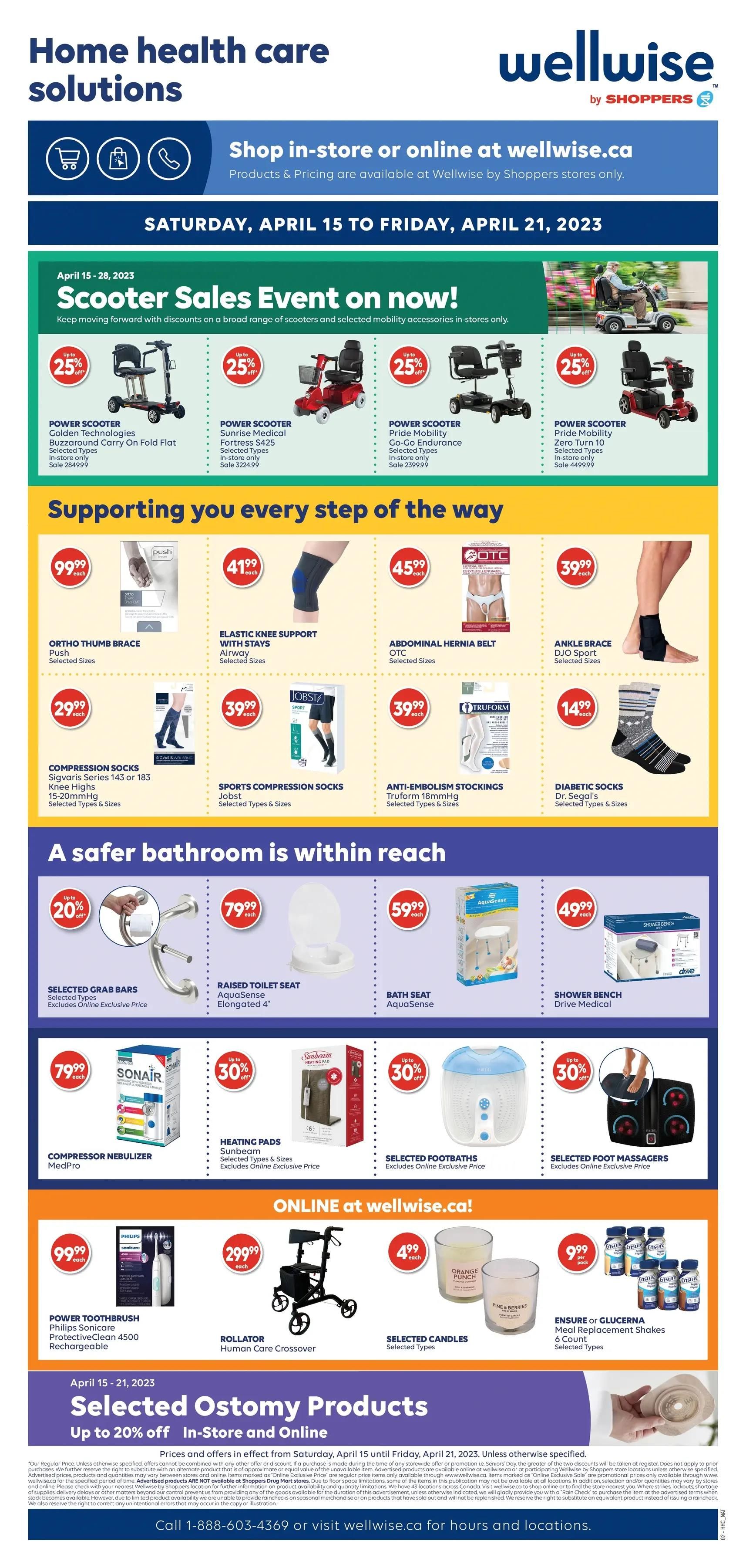 Wellwise By Shoppers Flyer April 15 to 21