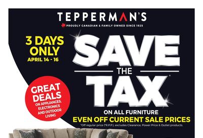 Tepperman's Flyer April 14 to 20
