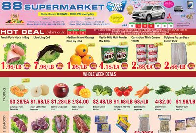88 Supermarket Flyer April 13 to 19