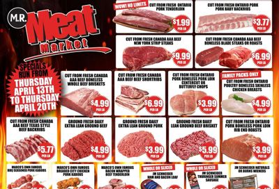 M.R. Meat Market Flyer April 13 to 20
