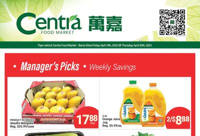 Centra Foods (Barrie) Flyer April 14 to 20