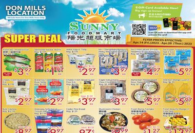 Sunny Foodmart (Don Mills) Flyer April 14 to 20