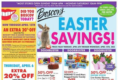 Boscov's (CT, DE, MD, NJ, NY, PA) Weekly Ad Flyer Specials April 6 to April 12, 2023