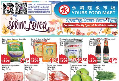 Yours Food Mart Flyer April 14 to 20