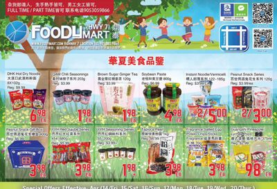 FoodyMart (HWY7) Flyer April 14 to 20