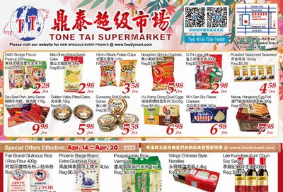 Tone Tai Supermarket Flyer April 14 to 20