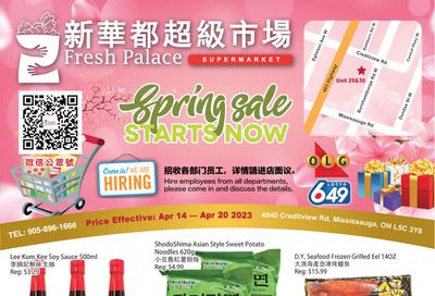 Fresh Palace Supermarket Flyer April 14 to 20