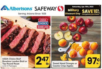 Safeway (AZ) Weekly Ad Flyer Specials April 12 to April 18, 2023