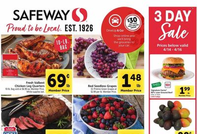 Safeway (CA) Weekly Ad Flyer Specials April 12 to April 18, 2023