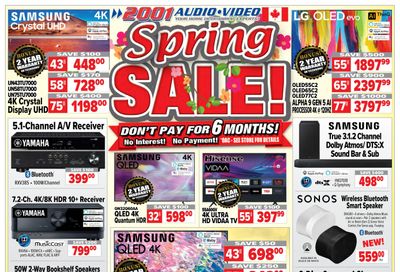 2001 Audio Video Flyer April 14 to 20