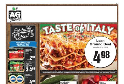 AG Foods Flyer April 14 to 20