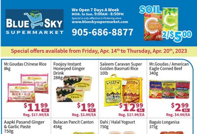 Blue Sky Supermarket (Pickering) Flyer April 14 to 20
