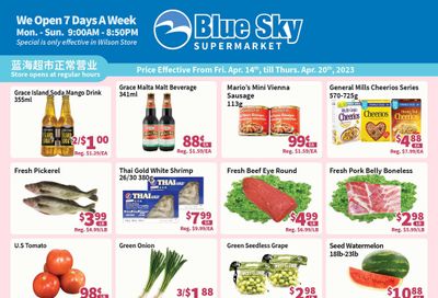 Blue Sky Supermarket (North York) Flyer April 14 to 20