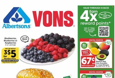 Vons (CA) Weekly Ad Flyer Specials April 12 to April 18, 2023