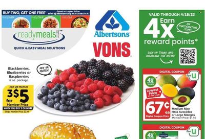 Vons (CA) Weekly Ad Flyer Specials April 12 to April 18, 2023