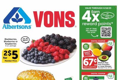 Vons (CA) Weekly Ad Flyer Specials April 12 to April 18, 2023