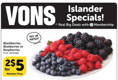 Vons (CA) Weekly Ad Flyer Specials April 12 to April 18, 2023