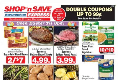 Shop ‘n Save Express (MD, PA, WV) Weekly Ad Flyer Specials April 8 to April 14, 2023