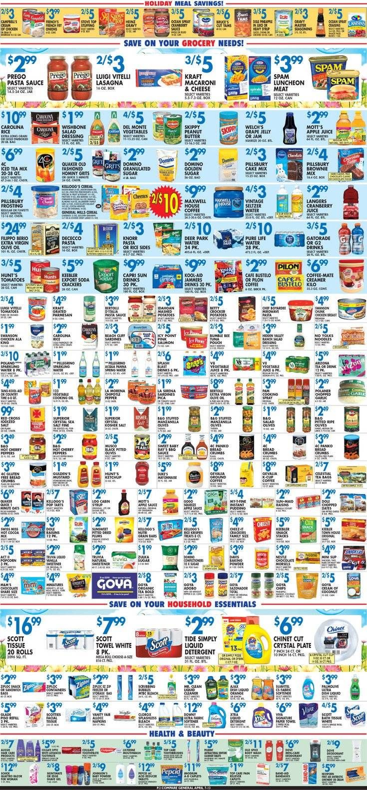 Compare Foods (CT, MD, NC, NJ, NY, RI) Weekly Ad Flyer Specials April 7 to April 13, 2023
