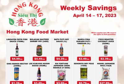 Hong Kong Food Market Flyer April 14 to 17