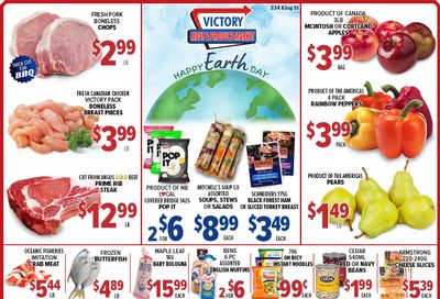 Victory Meat Market Flyer April 18 to 22
