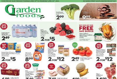Garden Foods Flyer April 13 to 26