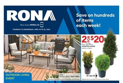 Rona (ON) Flyer April 20 to 26