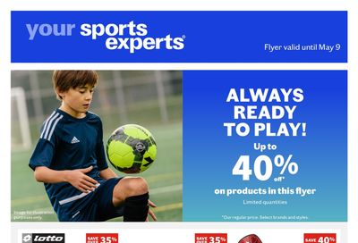 Sports Experts Flyer April 19 to May 9