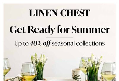 Linen Chest Flyer April 19 to May 21